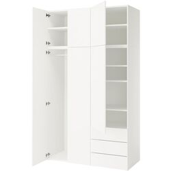 Dulap Ikea Platsa/Fonnes rafturi/bara/sertare 140x57x241 (Alb) Thumb