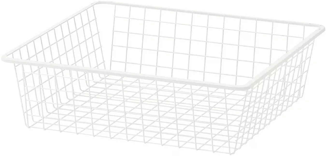 Шкаф Ikea Platsa/Sannidal полки/штанги/корзины 200x57x221 (Белый)
