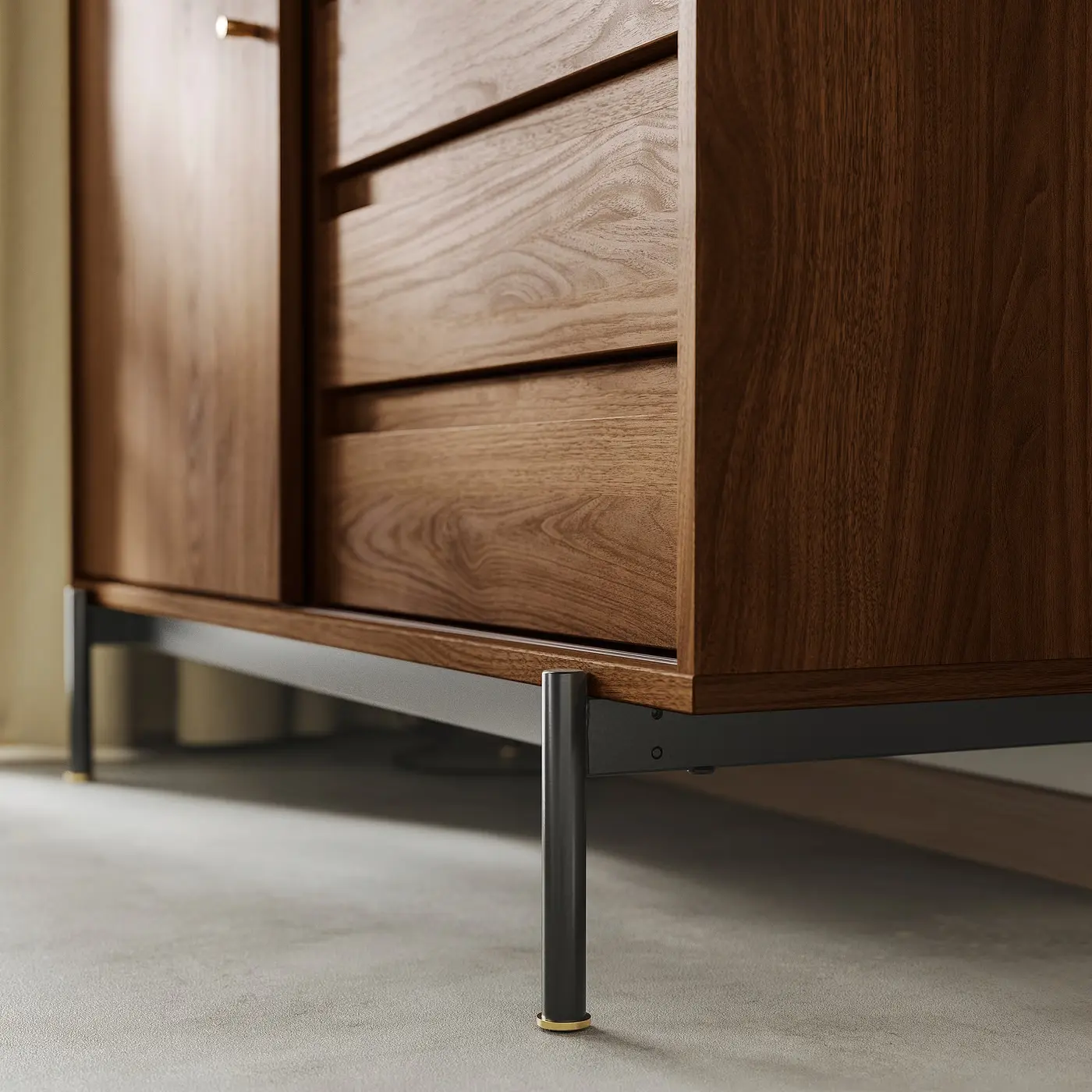 Шкаф Ikea Radmanso полки/штанга/ящики/стеллаж 118x64x190 (Имитация Ореха) - 8