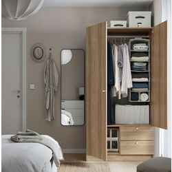 Dulap Ikea Vilhatten 98x57x190 (Aspect Stejar) Thumb