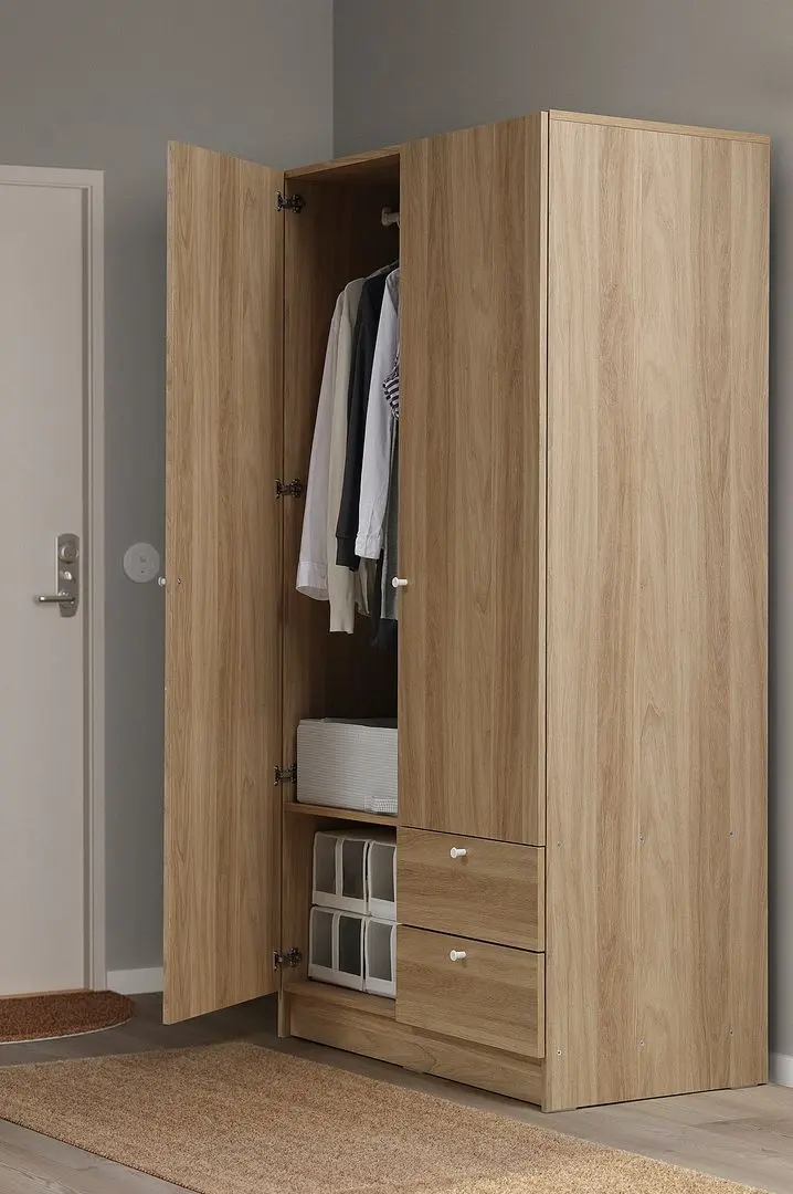 Dulap Ikea Vilhatten 98x57x190 (Aspect Stejar)