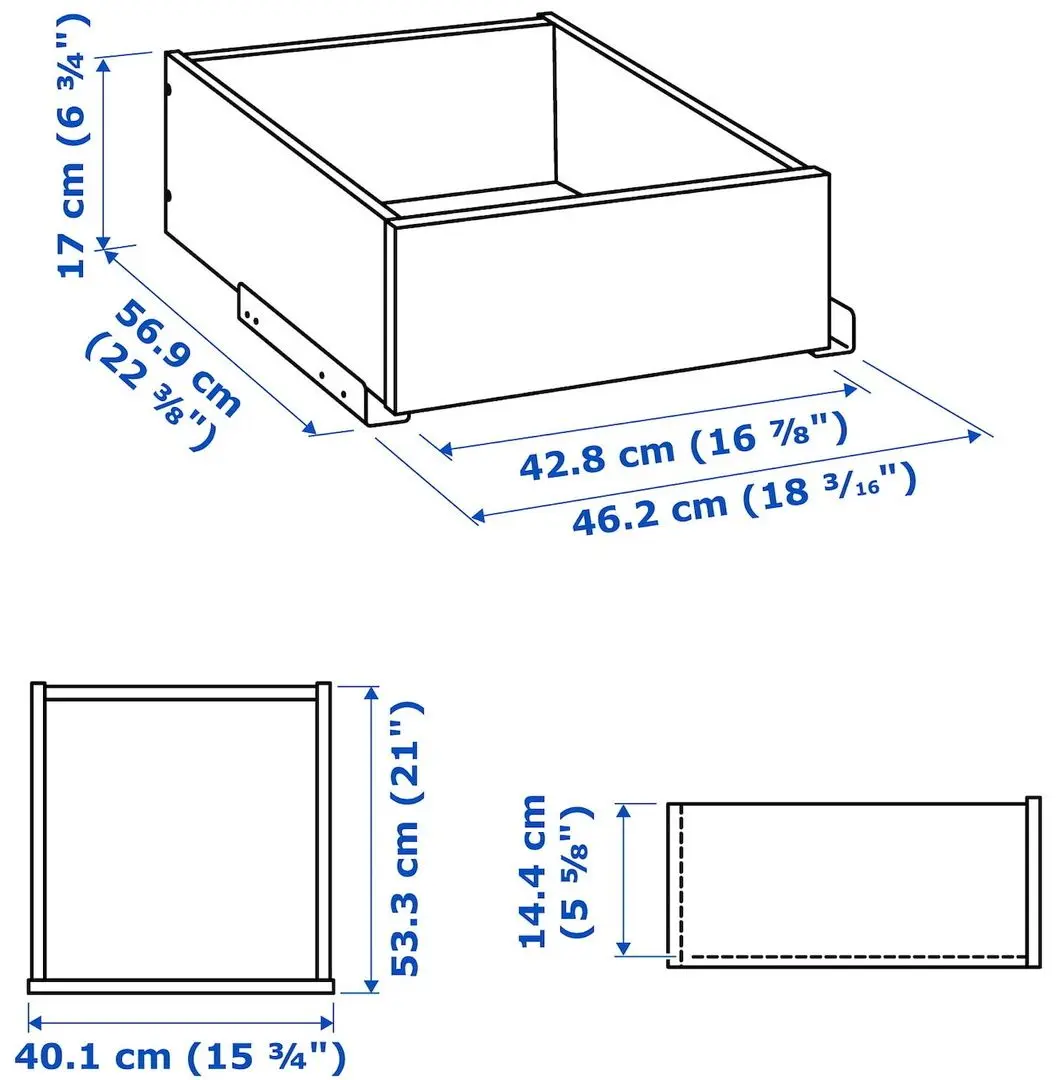 Шкаф комбинированный Ikea Pax 3 двери/полки/штанги/ящики 150x60x201  (Белый)