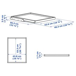 Шкаф комбинированный Ikea Pax 3 двери/полки/штанги/ящики 150x60x201  (Белый) Thumb