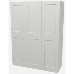 Шкаф комбинированный Ikea Pax 3 двери/полки/штанги/ящики 150x60x201  (Белый) Thumb