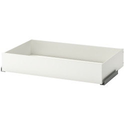 Шкаф комбинированный Ikea Pax/Grimo 3 двери/полки/штанги/ящики 150x60x201 (Белый) Thumb