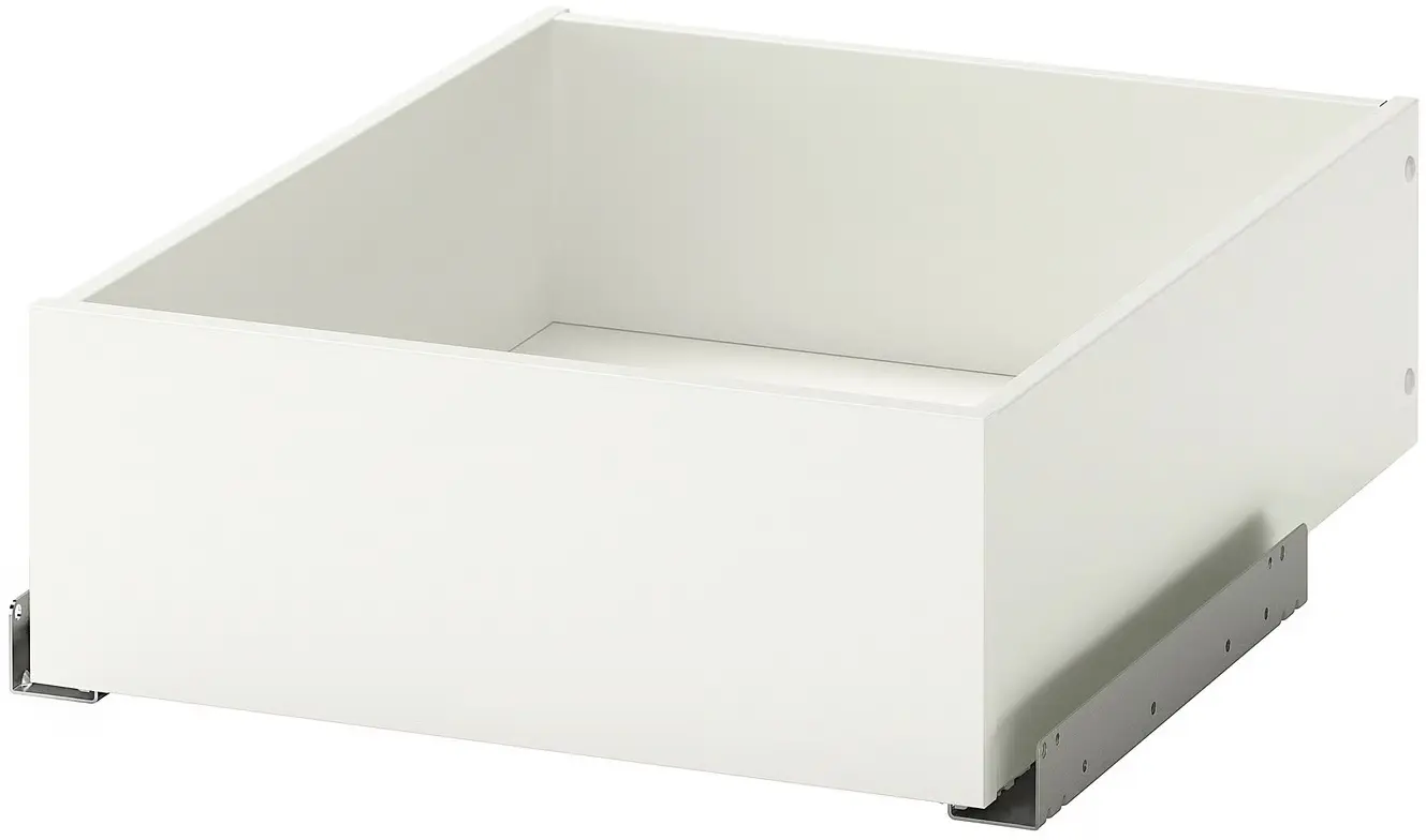 Шкаф комбинированный Ikea Pax/Grimo 3 двери/полки/штанги/ящики 150x60x201 (Белый) - 9