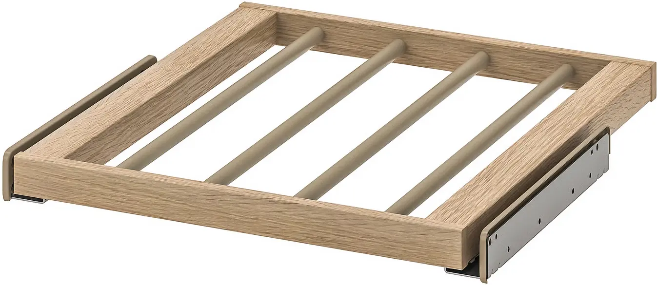 Dulap de colt Ikea Pax/Bergsbo/Aheim rafturi/bare/sertare/cos/oglinzi 211/161x236 (Aspect Stejar Antichizat/Furnir Stejar) - 10