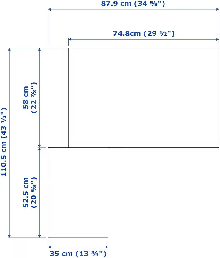 Угловой шкаф Ikea Pax/Fardal/Aheim штанги/зеркало 111/88x201 (Глянцевый Белый)