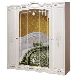Dulap КМК 0379.1 Grafinya (White Gloss/Gold)