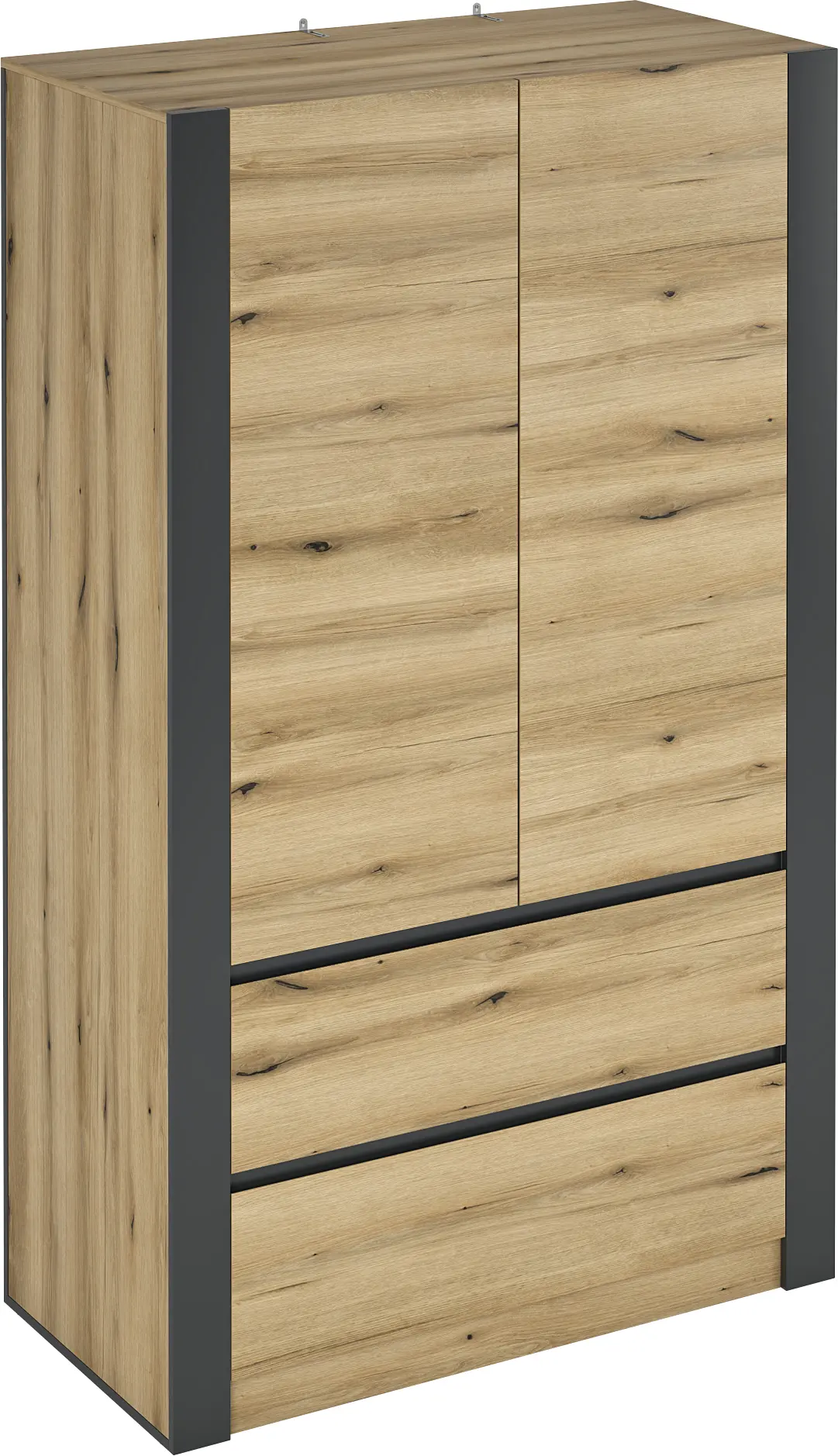 Dulap Magnusplus Combo 100x200x60 (Ewok Oak/Graphite)