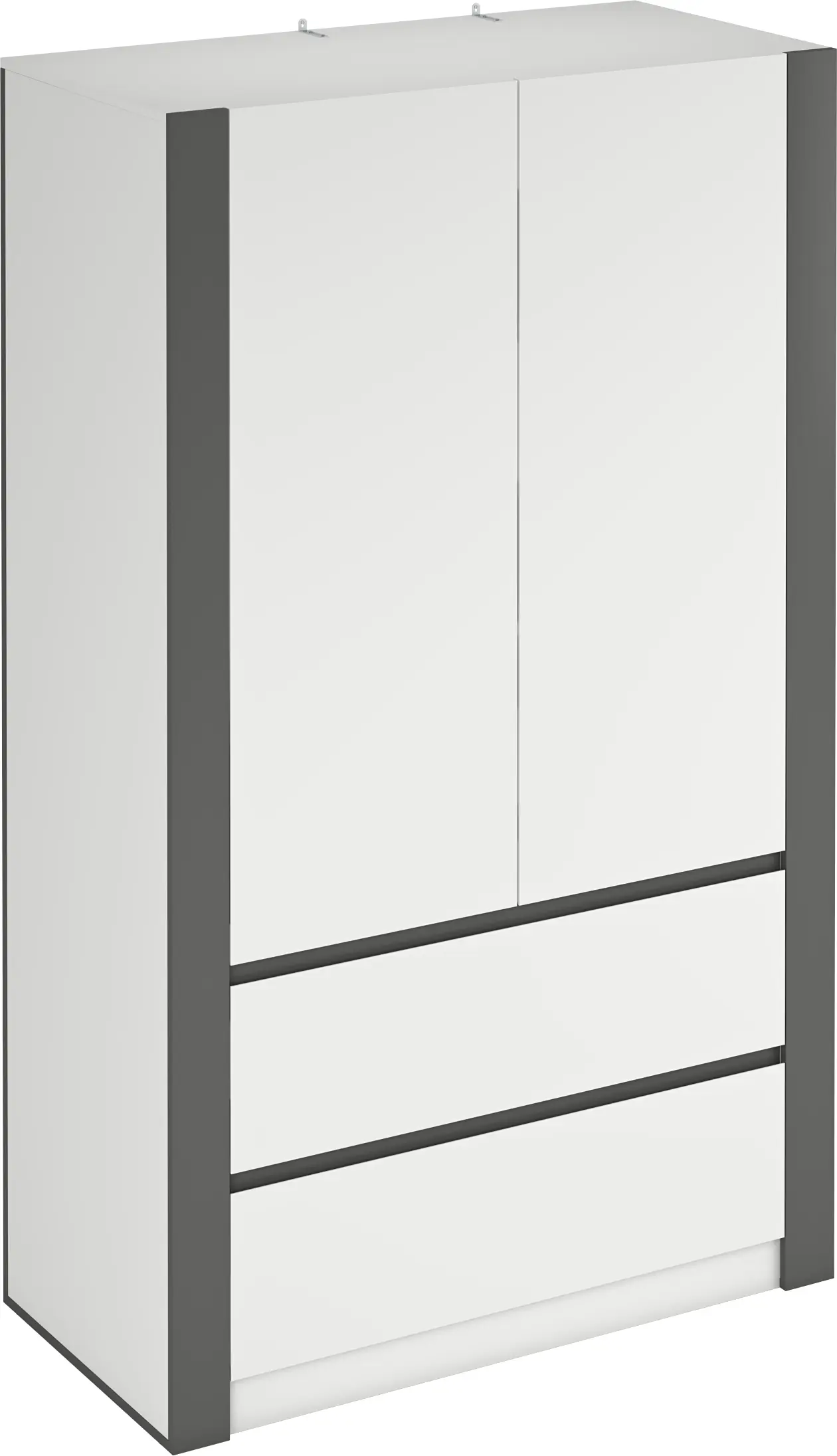 Шкаф Magnusplus Combo 100x200x60 (White/Graphite)