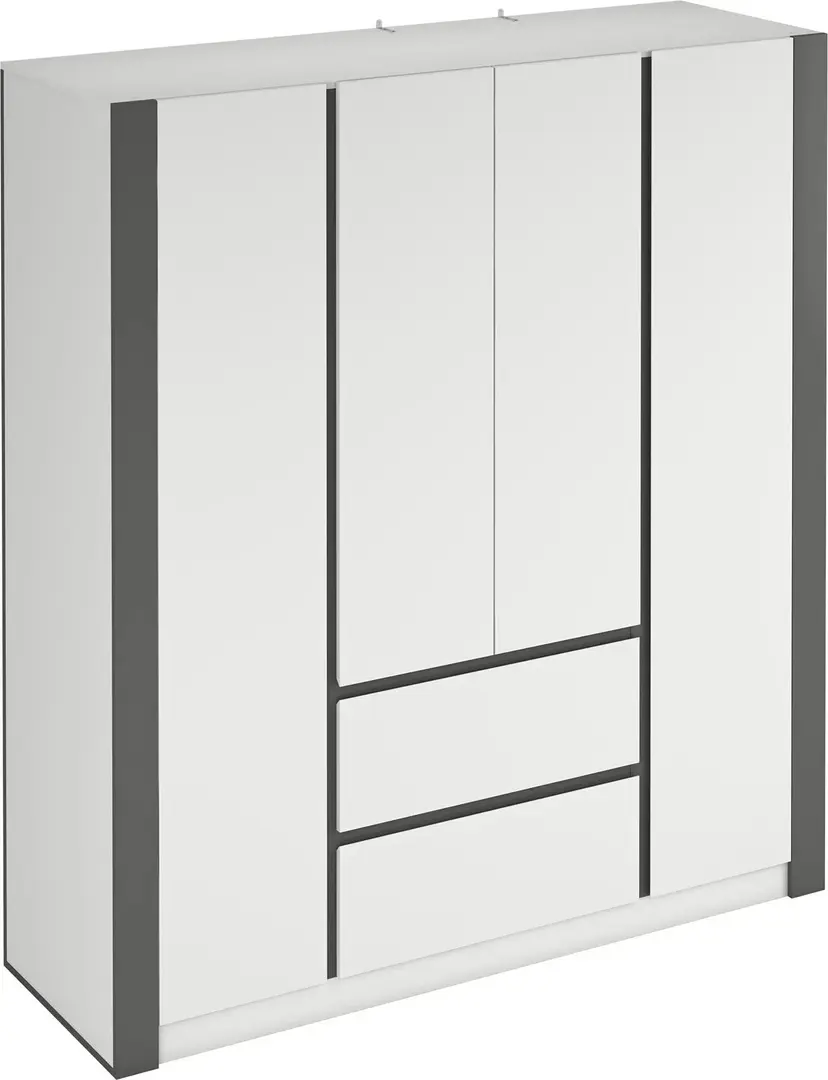 Шкаф Magnusplus Combo 180х200х60 (Graphite/White)