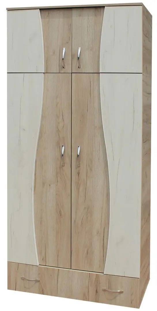 Dulap Marcel Prod 2U S 90x198 (Craft Oak Grey/Craft Oak White)