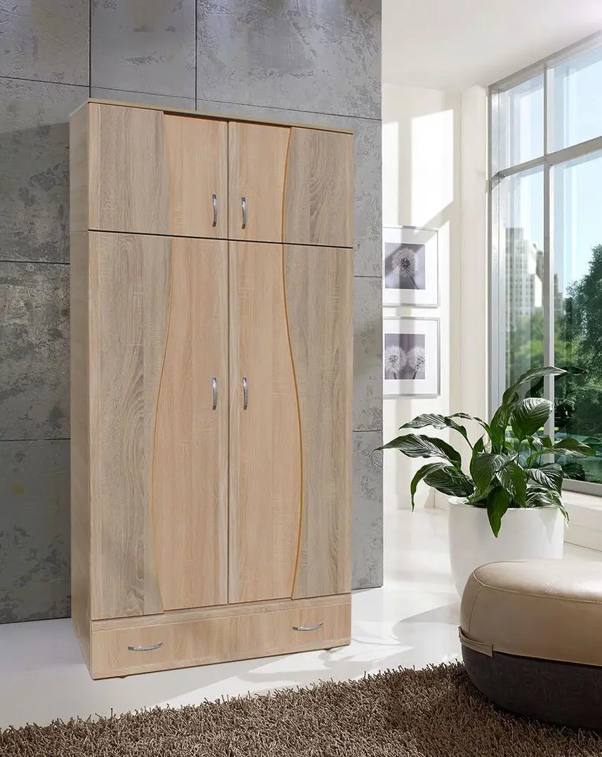 Dulap Marcel Prod 2U S 90x198 (Sonoma Oak/Sonoma Oak Truffle)