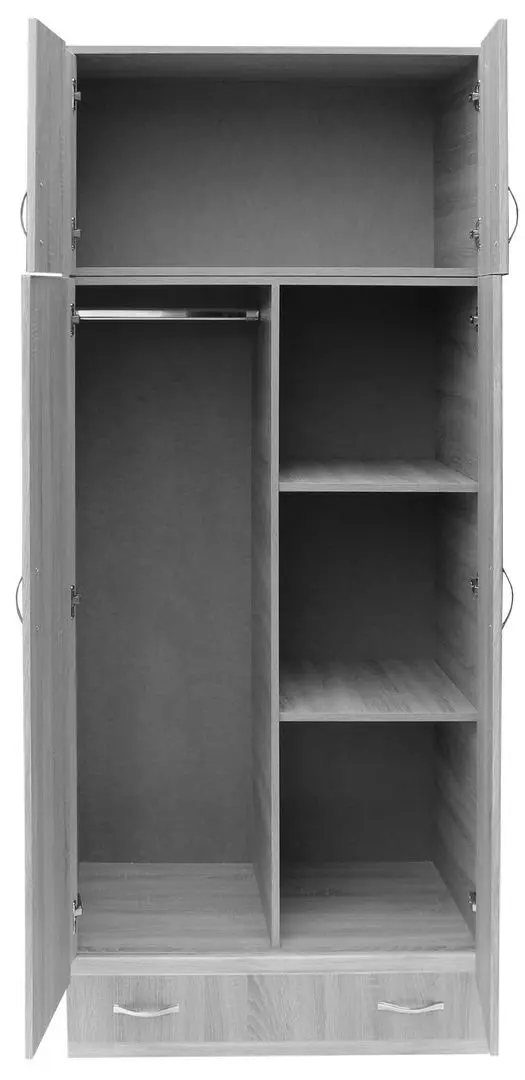 Dulap Marcel Prod 2U S 90x198 (Wenge/Birch)