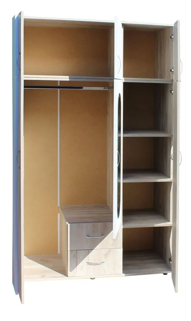 Шкаф Marcel Prod 3U S (Craft Oak Gray/Craft Oak White) - 3