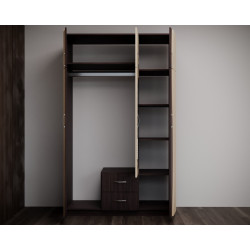 Dulap Marcel Prod 3U S FS (Wenge/Mesteacan) Thumb