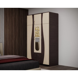 Dulap Marcel Prod 3U S FS (Wenge/Mesteacan) Thumb