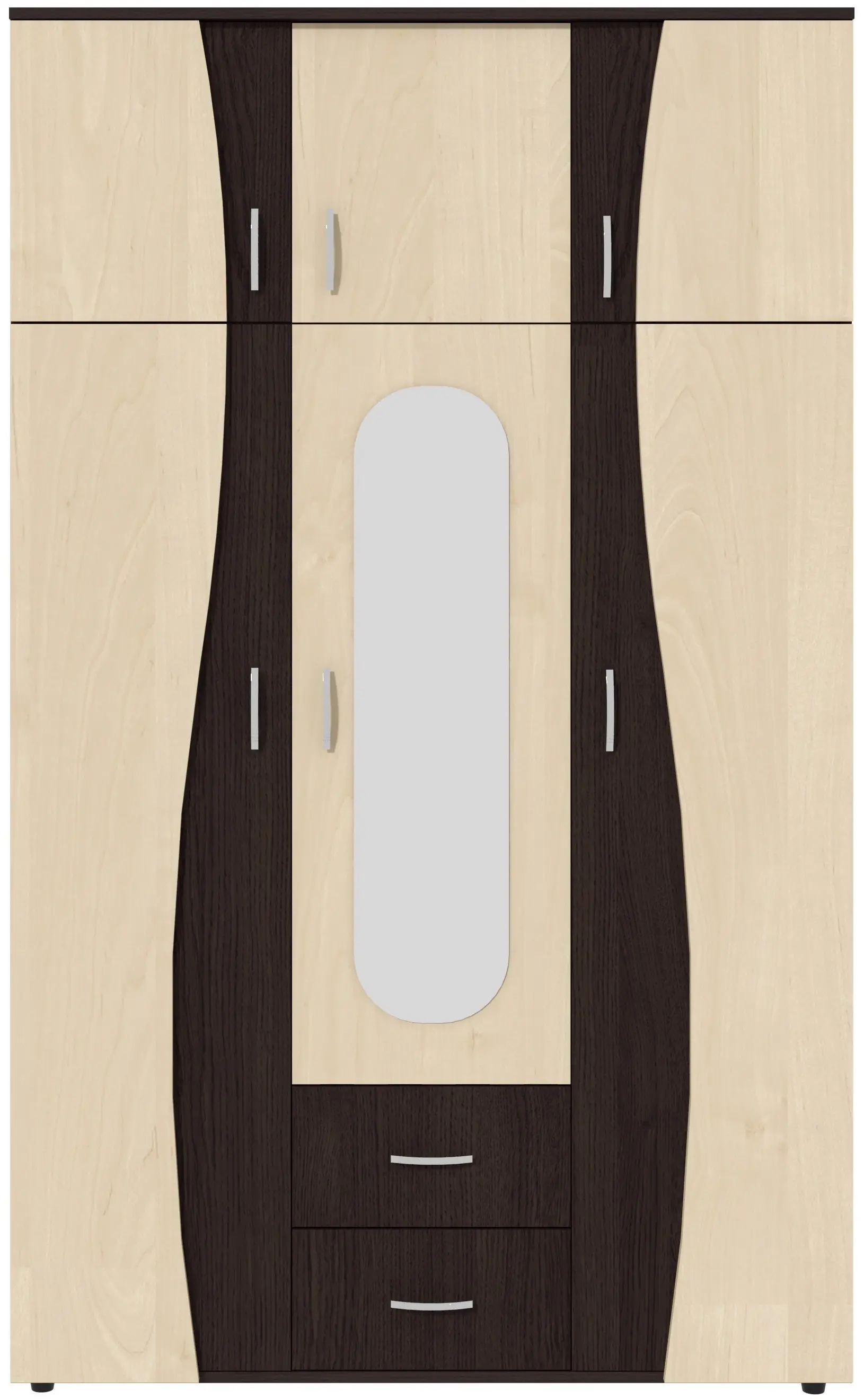 Dulap Marcel Prod 3U S FS (Wenge/Mesteacan)