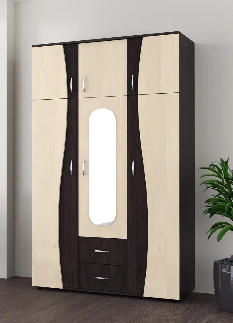 Dulap Marcel Prod 3U S FS (Wenge/Mesteacan)