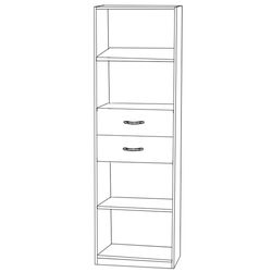 Шкаф Marcel Prod KSC-11 RO (White) Thumb