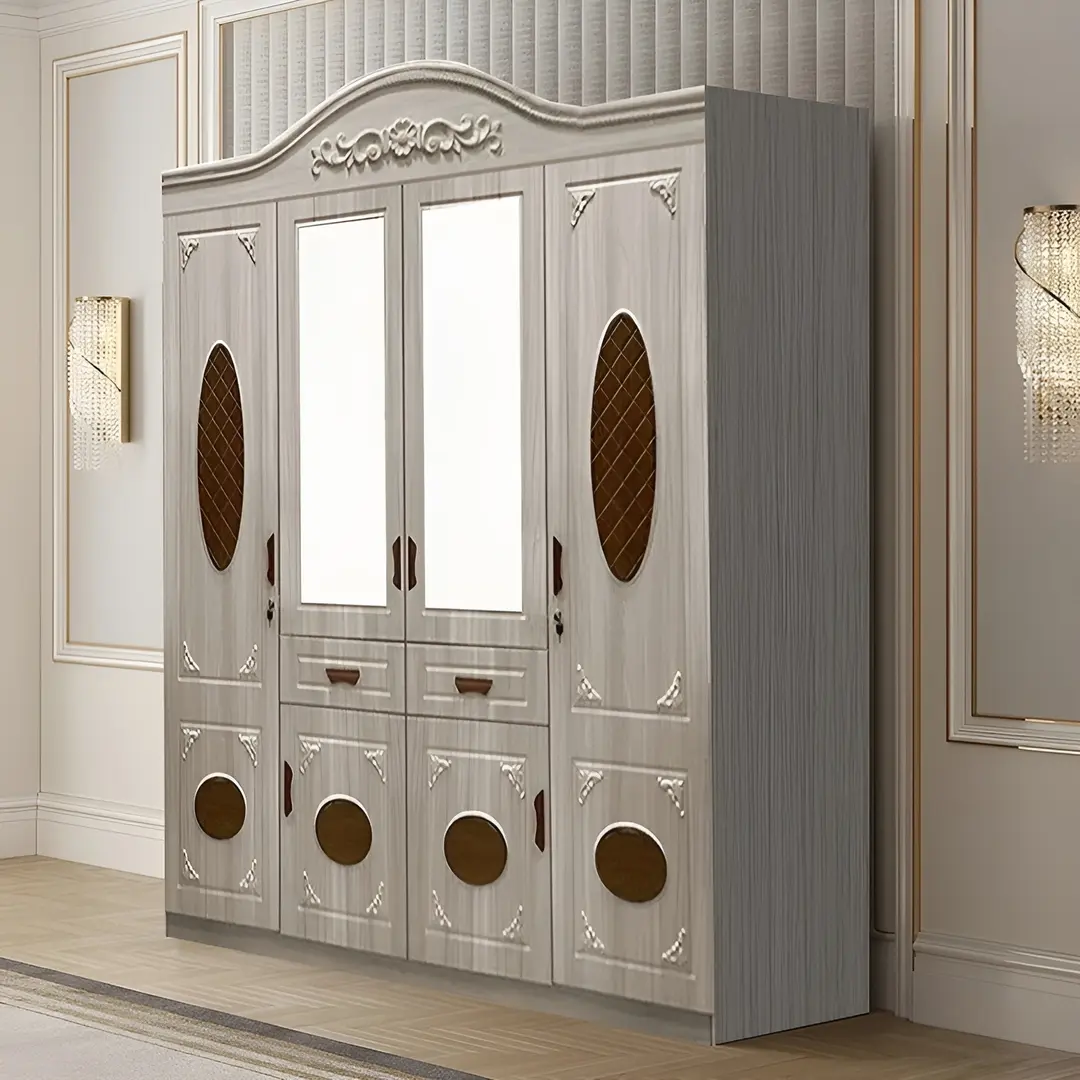 Шкаф Marcel Prod ZQE 017 6U2S 200x50x200 (White/Grey)