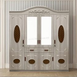 Шкаф Marcel Prod ZQE 017 6U2S 200x50x200 (White/Grey)