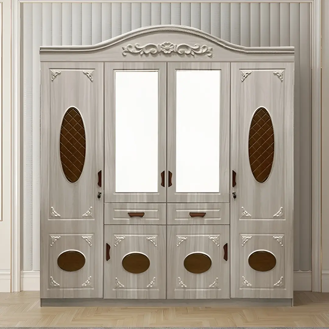 Шкаф Marcel Prod ZQE 017 6U2S 200x50x200 (White/Grey)