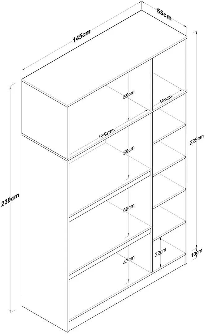 Шкаф Mirage Meble BA104 6D (White)