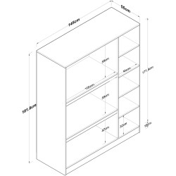 Шкаф Mirage Meble BA105 (White) Thumb