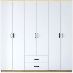 Шкаф Mirage Meble BA111 6D2S (Walnut/White) Thumb