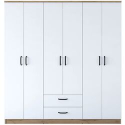 Шкаф Mirage Meble BA115 6D2S (Walnut/White) Thumb