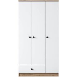 Шкаф Mirage Meble BA117 3D1S (Walnut/White) Thumb