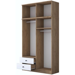 Шкаф Mirage Meble BA121 S 8D2S (Walnut/White) Thumb