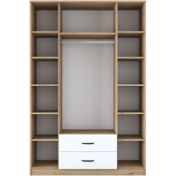 Шкаф Mirage Meble BA131 (Walnut/White) Thumb