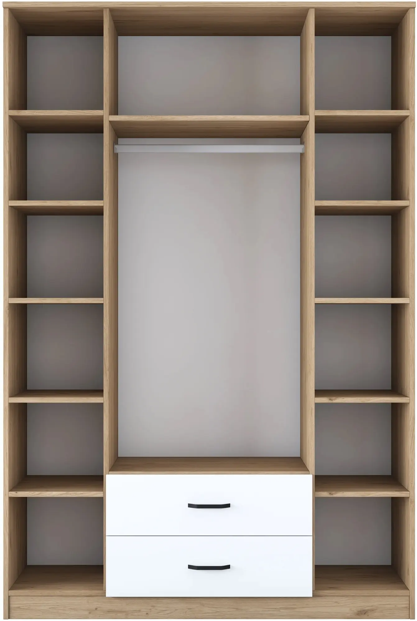 Шкаф Mirage Meble BA131 (Walnut/White)