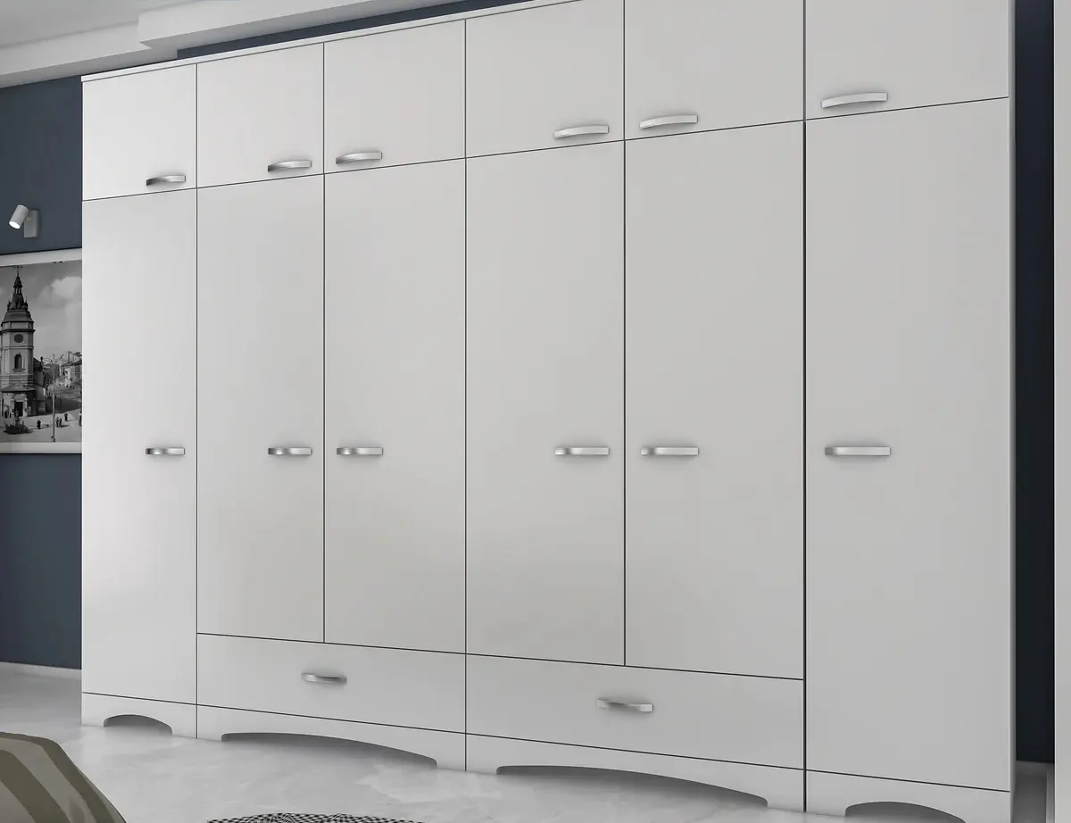 Шкаф Mirage Meble BA133 12D2S (White)