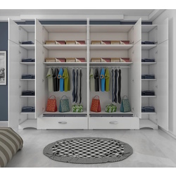 Шкаф Mirage Meble BA133 12D2S (White) Thumb