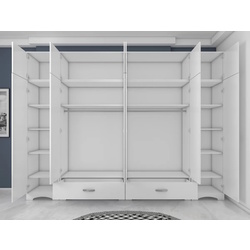 Шкаф Mirage Meble BA133 12D2S (White) Thumb