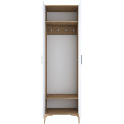 Шкаф Mirage Meble EA111 (Walnut/White) Thumb