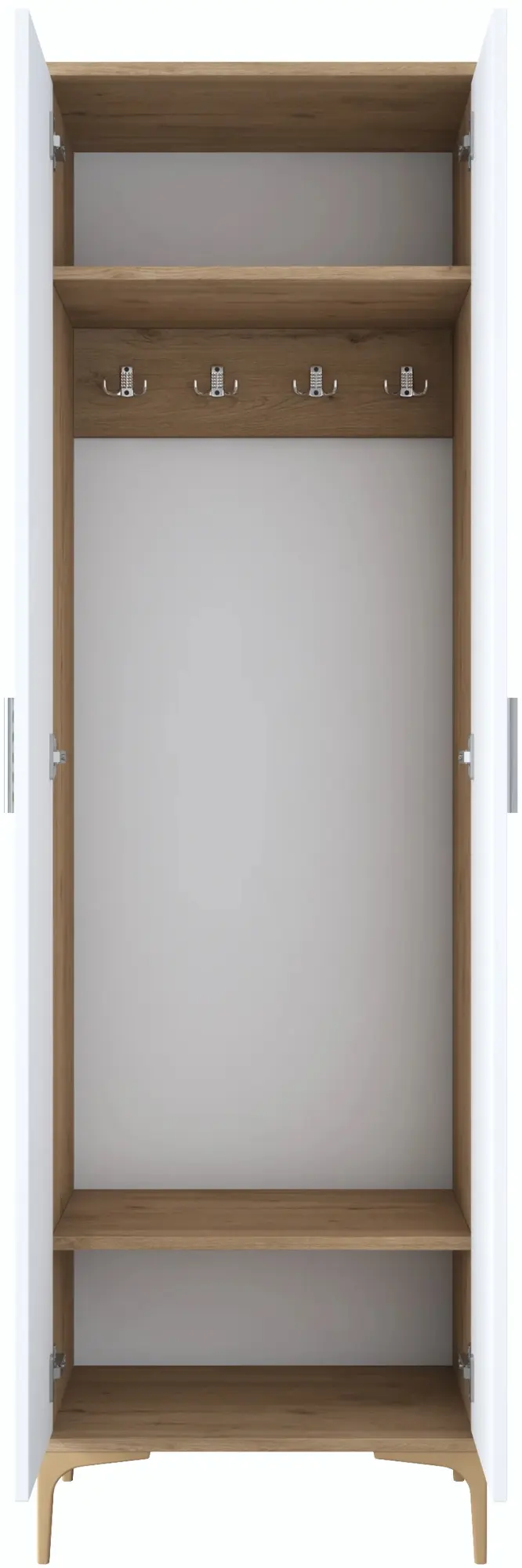 Шкаф Mirage Meble EA111 (Walnut/White)