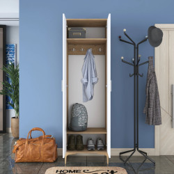 Шкаф Mirage Meble EA111 (Walnut/White) Thumb