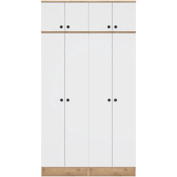 Шкаф Mirage Meble EA146 (Walnut/White) Thumb