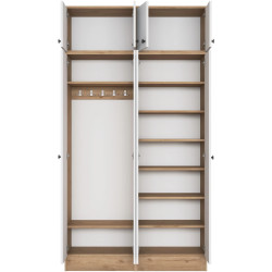 Шкаф Mirage Meble EA146 (Walnut/White) Thumb