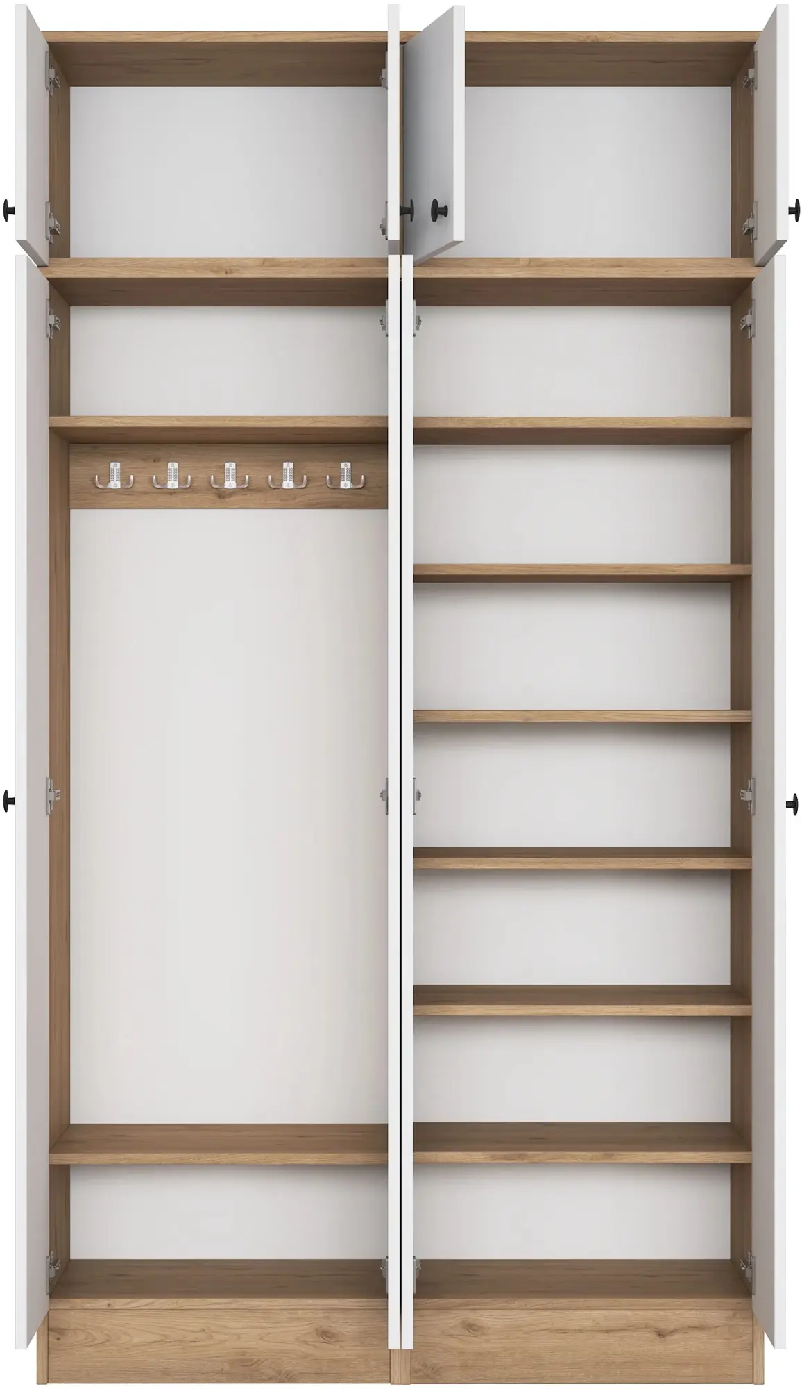 Шкаф Mirage Meble EA146 (Walnut/White)