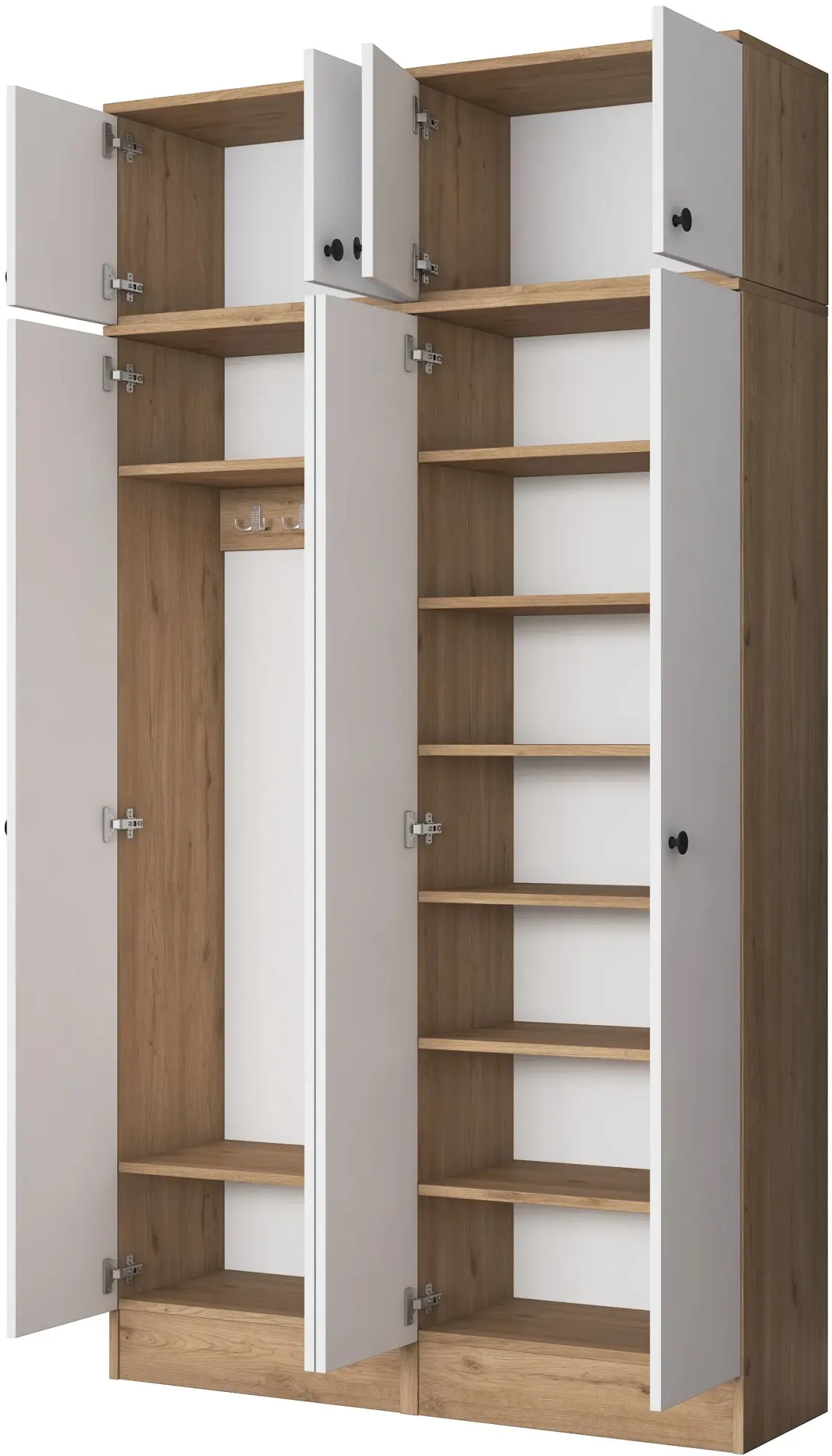 Шкаф Mirage Meble EA146 (Walnut/White)