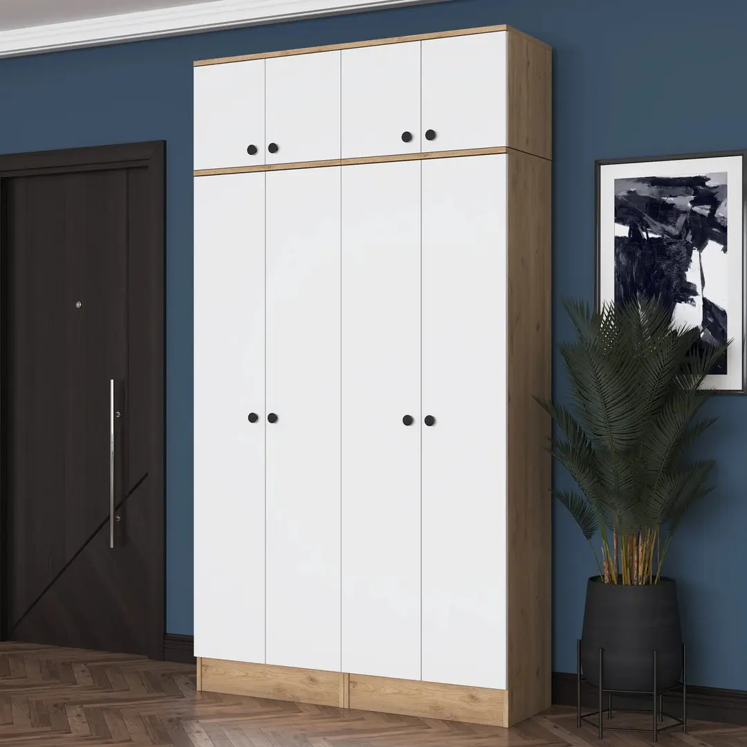 Шкаф Mirage Meble EA146 (Walnut/White)