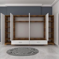 Dulap Mirage Meble F4 M25 M (Walnut/White) Thumb