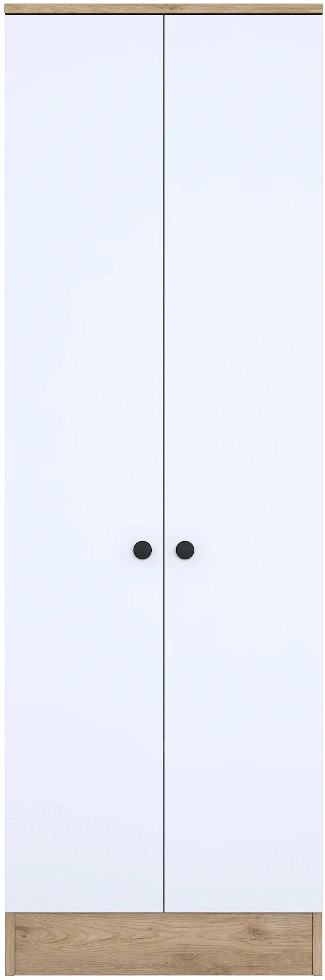 Шкаф Mirage Meble P6 M14 (White/Walnut)