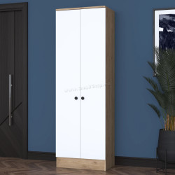 Dulap Mirage Meble P6 M14 (White/Walnut)
